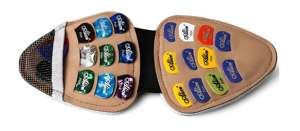 Oxford PU cuir guitare médiator étui de rangement avec fente pour carte ukulélé Pick sac couverture pour Instrument électrique - Product Image 6