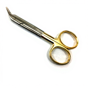 Tijeras Universales para Cortar Alambre, de Acero, 4 3/4 Pulgadas, Mordazas Anguladas, Una Borde Dentado, Aprobadas por la CE, Uso Médico, Odontomed 2011 - Product Image 1