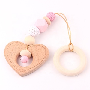 Juego de gimnasio <span class=keywords><strong>para</strong></span> recién nacido, juego de actividades, <span class=keywords><strong>colgante</strong></span> de anillo de madera, juguetes <span class=keywords><strong>para</strong></span> dormitorio, <span class=keywords><strong>cuna</strong></span> de bebé - Product Image 6