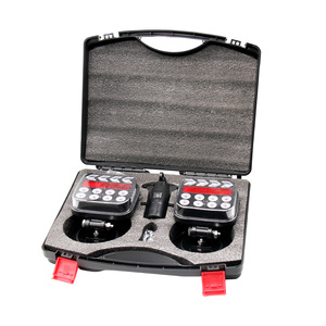 Kit de feux arrière LED sans fil pour <span class=keywords><strong>remorque</strong></span>, lampe portable rechargeable avec base magnétique, clignotant dynamique, feux stop et de recul - Product Image 3