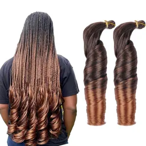 Yaki Pony Style Synthetic Crochet Braiding Hair Extensions French