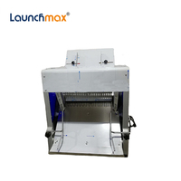 Machine commerciale à trancher les toasts couteau à dents fines en acier inoxydable importé machine à trancher les sacs carrés 31 couteaux trancheuse à pain