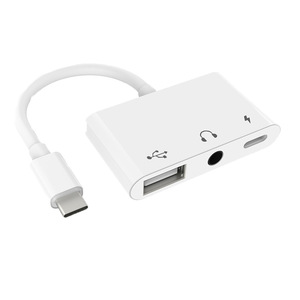 Sản Phẩm Mới 3 Trong 1 USB 3.0 OTG <span class=keywords><strong>Adapter</strong></span> Loại C Để 3.5Mm Âm Thanh <span class=keywords><strong>Adapter</strong></span> Sạc Cho Giám Sát Tai Nghe Sạc - Product Image 1