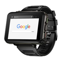 Jam Tangan Pintar DM100 Layar Besar 4G Android SIM WIFI GPS Navigasi Pengisian Daya Magnetis Kamera Tahan Air IP68 Desain Persegi