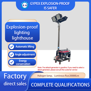 Faro de iluminación automático a prueba de explosiones adecuado para iluminación de reparación nocturna de tuberías de gas natural <span class=keywords><strong>urbano</strong></span> - Product Image 2