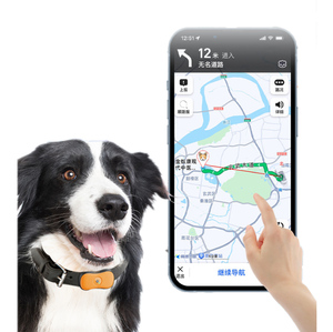Traceur <span class=keywords><strong>GPS</strong></span> sans fil 4G à double sens pour chiens et chats Dispositif de sécurité géo-clôture avec moniteur vocal et appel bidirectionnel - Product Image 1
