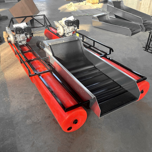 Xách tay vàng khai thác mỏ dredger 6 <span class=keywords><strong>inch</strong></span> Xăng Powered sông cát NẠO VÉT máy với rắn nổi cơ thể dredger thuyền - Product Image 5