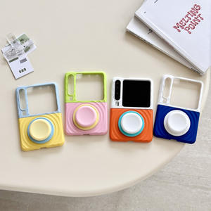 Para Huawei PuraX, funda de teléfono con pantalla plegable para Xiaomi MIXFlip2, accesorio de generación, funda de teléfono de Color de contraste de lujo - Product Image 1