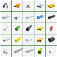 Style personnalisé Profilé d'angle en L transparent en plastique PVC Matériaux de construction de bâtiments Profilé personnalisé OEM tout vendu