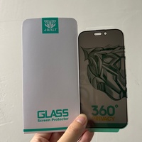 Protection d'écran anti-espion à 360 degrés pour iPhone 17 Pro Max, verre trempé anti-espion pour iPhone 16 Pro