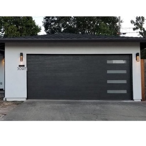 La <span class=keywords><strong>porte</strong></span> plate noire et blanche gris foncé <span class=keywords><strong>de</strong></span> <span class=keywords><strong>garage</strong></span> <span class=keywords><strong>de</strong></span> <span class=keywords><strong>RAL</strong></span> <span class=keywords><strong>7016</strong></span> lambrisse la surface finie <span class=keywords><strong>de</strong></span> panneau <span class=keywords><strong>de</strong></span> <span class=keywords><strong>porte</strong></span> industriel sectionnel en acier - Product Image 1