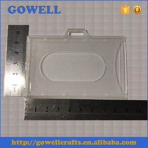 Porte-<span class=keywords><strong>badge</strong></span> d'infirmière horizontal en plastique <span class=keywords><strong>rigide</strong></span>, étui pour carte de visite - Product Image 6