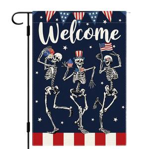 علم الحديقة الأمريكية على الوجهين 45x30 الألعاب النارية July الرابع الوطني علم ديكور الفناء الخارجي للاستقلال علم الحديقة اليوم - Product Image 3