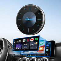 Ottocast Smart AI Box P3 Nueva Generación Android 12 8GB+128GB Adaptador Inalámbrico CarPlay Android Auto Bluetooth 5.0 para YouTube TV Box