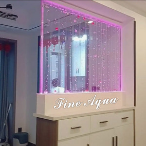 Acuario de pared con burbujas de agua LED acrílicas, moderno y popular, al mejor precio, para decoración del hogar y hoteles. - Product Image 4