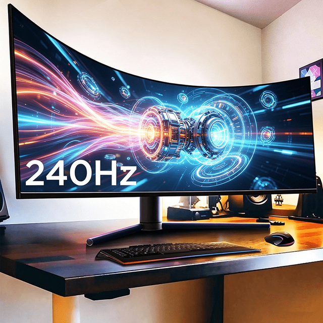 19/34/49 Inch Professional Curved Gaming LCD Monitor 1K/2K/4K/5K 1ms GTG 100% SRGB UltraWide Wholesale for Esports & Gaming