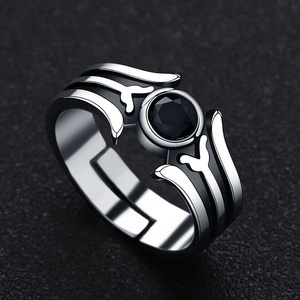 Anime Sword Art Online Ring <span class=keywords><strong>Kirigaya</strong></span> <span class=keywords><strong>Kazuto</strong></span> SAO Bague de couple ajustable Halloween Fashion Cosplay Accessory Gifts - Product Image 6