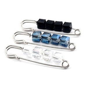 Comércio Exterior Design Moda Cristal Broche Brasão Pinos Acessórios Vestuário Fabricantes Atacado Jóias - Product Image 3