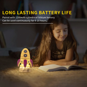 <span class=keywords><strong>Veilleuse</strong></span> LED rechargeable par USB pour astronaute, planète vaisseau spatial, fusée, milieu pour chambre d'enfant, décoration intérieure - Product Image 5