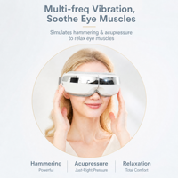 Dispositif de protection des yeux, masque oculaire chauffant à vapeur pour massage des yeux à domicile, dispositif de protection des yeux pour adultes