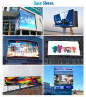 Mur vidéo LED étanche de taille personnalisée P3 P4 P8 P10 panneau géant écran d'affichage LED extérieur rue écran publicitaire LED