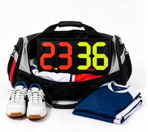 Tabellone Portatile a Doppia Faccia con 4 Cifre per Arbitri di Calcio, Impermeabile, per Sostituzioni e Segnalazioni durante Partite di Calcio - Product Image 5