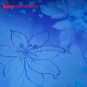 Ropa de cama de sábana superf <span class=keywords><strong>Iber</strong></span> con estampado floral azul personalizado al por mayor - Product Image 5