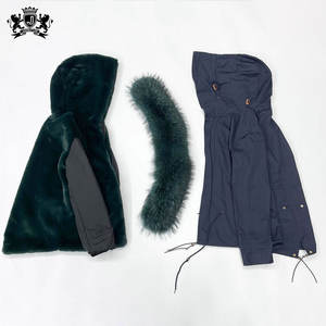 Veste isotherme chaude <span class=keywords><strong>imperméable</strong></span> coupe-vent manteaux par temps froid vente en gros <span class=keywords><strong>Parka</strong></span> d'hiver en fourrure <span class=keywords><strong>avec</strong></span> <span class=keywords><strong>capuche</strong></span> pour femmes - Product Image 6