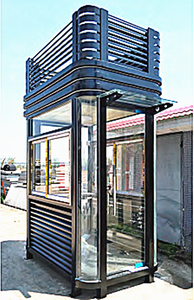 Cabina <span class=keywords><strong>di</strong></span> <span class=keywords><strong>Guardia</strong></span> Mobile <span class=keywords><strong>di</strong></span> Lusso Struttura in Acciaio Durevole Prefabbricata Casa Mobile per Guardie - Product Image 2