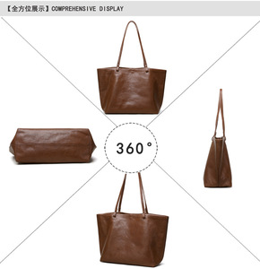 Nuevas Bolsas de Mensajero de Alta Calidad para Mujer, Bolsos de Mano de Cuero Genuino, Bolsos Cruzados, Bolsos de Hombro para Mujer, Bolsos Tote con Asa Superior - Product Image 3