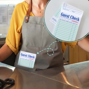 140gsm Double Sided Perforated Restaurant Guest Order Check Books - Product Image 6