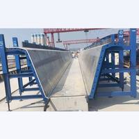 Coffrage en acier résistant à l'usure et à longue durée de vie pour poutres de pont préfabriquées en forme de T pour la construction d'infrastructure ferroviaire