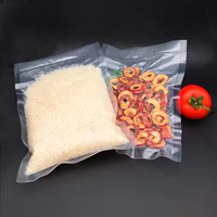 Sacs sous vide transparents à 3 soudures latérales, personnalisés, en PAPE PE à 7 couches, résistants à l'humidité, pour viande, saucisses, fromage et aliments