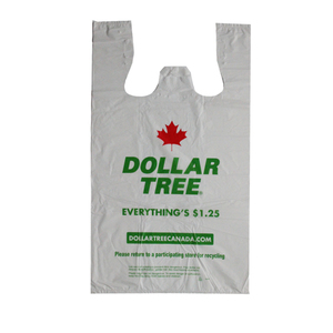 Eco Choice Customizable Printed Logo Biodegradable PE Plastic T-Shirt <b>Packaging</b> <b>Bag</b> for Supermarket Promotion Exhibition Use - Product Image 2