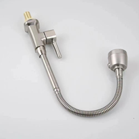 Robinet de cuisine à eau froide brossé, rotation à 360 degrés, mitigeur monocommande pour évier, montage sur plan, style moderne