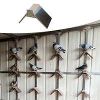 Support pour pigeons en acier inoxydable, rectangulaire, durable, léger, design classique et simple, pour pigeonnier toutes saisons