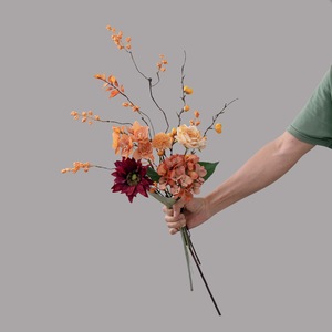 Living by Flowers Ramo de Flores Artificiales CF02143 Decoración para el Hogar y Bodas Tela Tejida de Plástico - Product Image 2