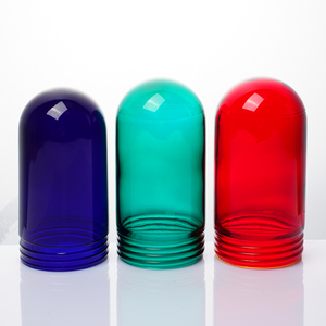 Bán Buôn Chất Lượng Tốt Glass Dome Hình Màu Đỏ Và Màu Xanh Tín Hiệu Đèn Thủy Tinh Bóng Đèn Với Vít Miệng Cho Thuyền Đèn - Product Image 2