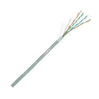 Câble réseau 26AWG Cat5e SFTP 4P paire torsadée isolée avec câble de raccordement en cuivre nu pour les télécommunications