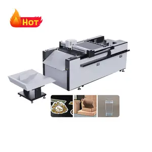 Automatic Flatbed Kiss Cut Die Cutting Creasing Machine Digital Sticker PVC Board Label Vinyl Cutter Plotter Cutting machine