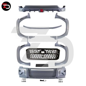 Kit de Carrocería Estilo WD a <span class=keywords><strong>Precio</strong></span> de Fábrica con Parachoques Delantero, Difusor Trasero, Alerón, Guardabarros y Parrilla Delantera para Land Cruiser <span class=keywords><strong>LC300</strong></span> - Product Image 3