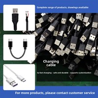 Kabel Data Pengisian Cepat Anti Kusut Tahan Lama OEM Custom PVC Dual Type C 100W PD 5A untuk iPad Laptop Aksesoris Ponsel Grosir