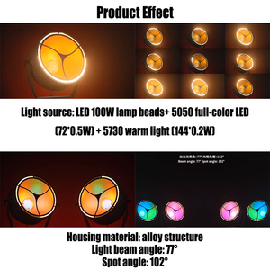 Projecteur PAR LED COB rétro 200W, lumière colorée RVB, contrôle DMX512, construction en alliage, éclairage de scène pour DJ, rétroéclairage de fête - Product Image 2