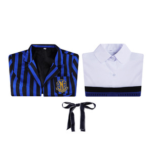 Disfraz de Cosplay de la Familia Addams, Uniforme Escolar para Hombre Inspirado en la Serie de TV para Halloween - Product Image 4