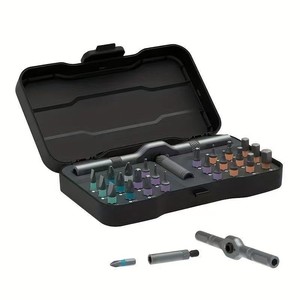 Juego de Destornilladores de Trinquete Multiusos 24 en 1 con Caja de Almacenamiento de Plástico Portátil CGS-0741 - Product Image 1