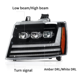 ชุดไฟหน้า LED แสงต่ำ AURON สำหรับ Chevrolet Tahoe ปี 2007-2014 - ใหม่ 6000K 6000 ลูเมนส์ 12V 36W ชุดอัพเกรดไฟหน้าแบบ Retrofit - Product Image 2