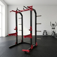 Rack de Squat Commercial, Power Rack, Tube en Acier 75x75x3mm, Barre de Traction, Landmine, Robuste pour Salle de Sport, Distributeurs Recherchés, Usine Certifiée CE ISO