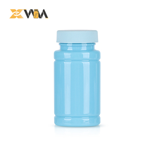 Factory Direct PET Capsule Bottle 100-250ml Blue Glossy Finish for Nutraceutical &amp; Vitamin Storage - Product Image 4