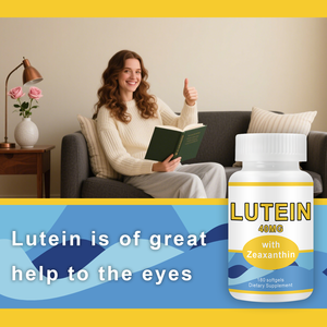 فيتاهيثي أوم/أودم ملصق خاص مصنع توريد الحلال الطبيعية كبسولات لوتين العضوية مع زياكسانثين الفيتامينات العين - Product Image 5