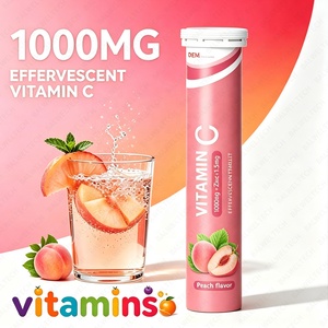 Comprimés effervescents de vitamine C en gros, faible MOQ, blanchiment de la peau, pour les vendeurs Amazon FBA, conformité COA, test tiers - Product Image 3